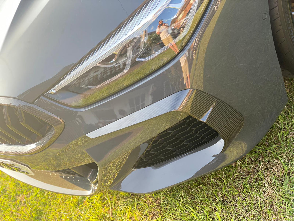 BMW Front Upper Splitters Carbon Fibre G14 G15 G16 8 Series
