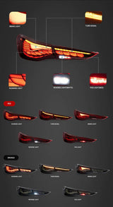 BMW GTS OLED Taillights G82 G83 M4 / G22 G23 G26 4 Series 2021+