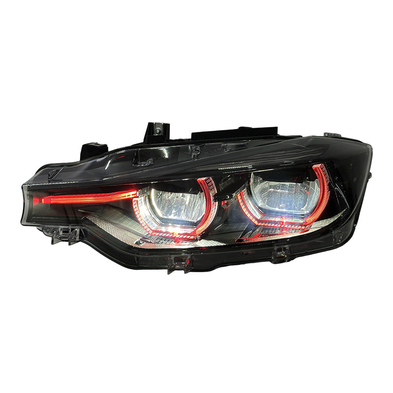 BMW V3 LCI TRIPLE DRL Headlights F30 F31 3 Series 2012-2019