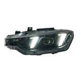 BMW F30 SNAKE EYE HEADLIGHTS DUAL DRL