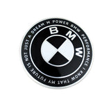 BMW 50TH Anniversary Emblem Badges - Black & White