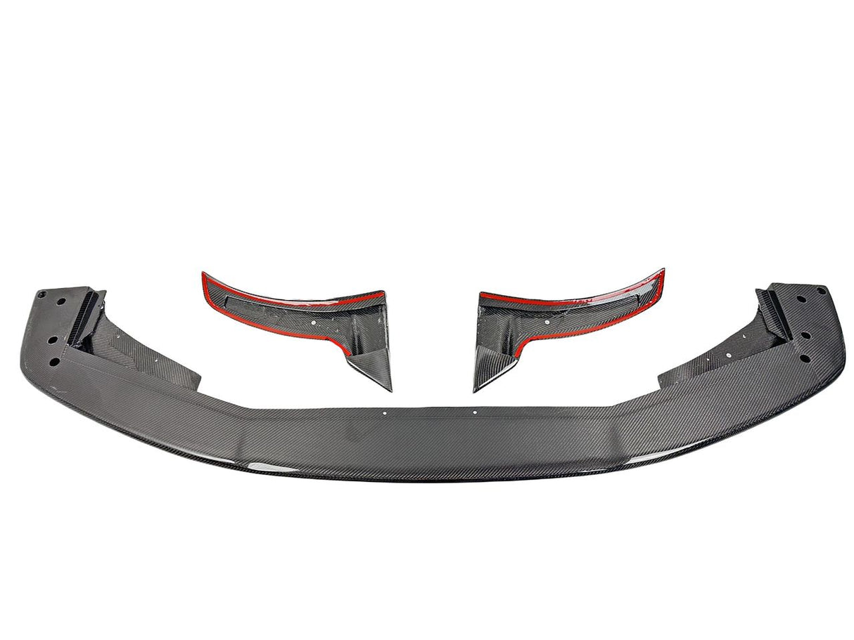 BMW Laptor Carbon Fibre 3PC Front Lip F80 M3 / F82 F83 M4 2014-2020