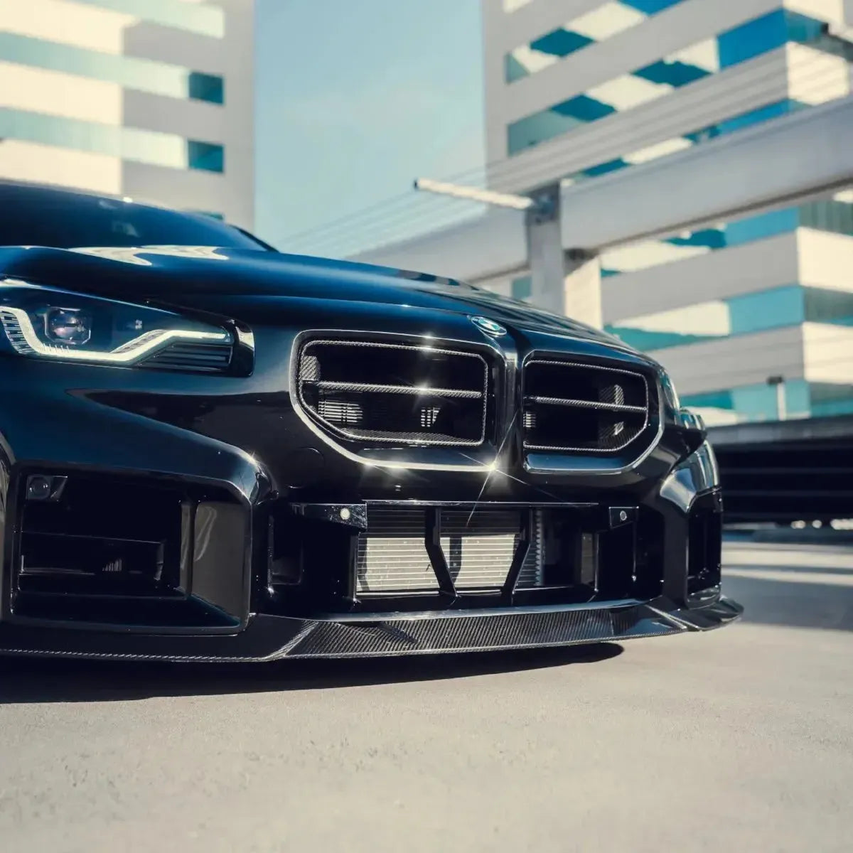 BMW MHC Style Carbon Fibre Front Lip G87 M2 2023+