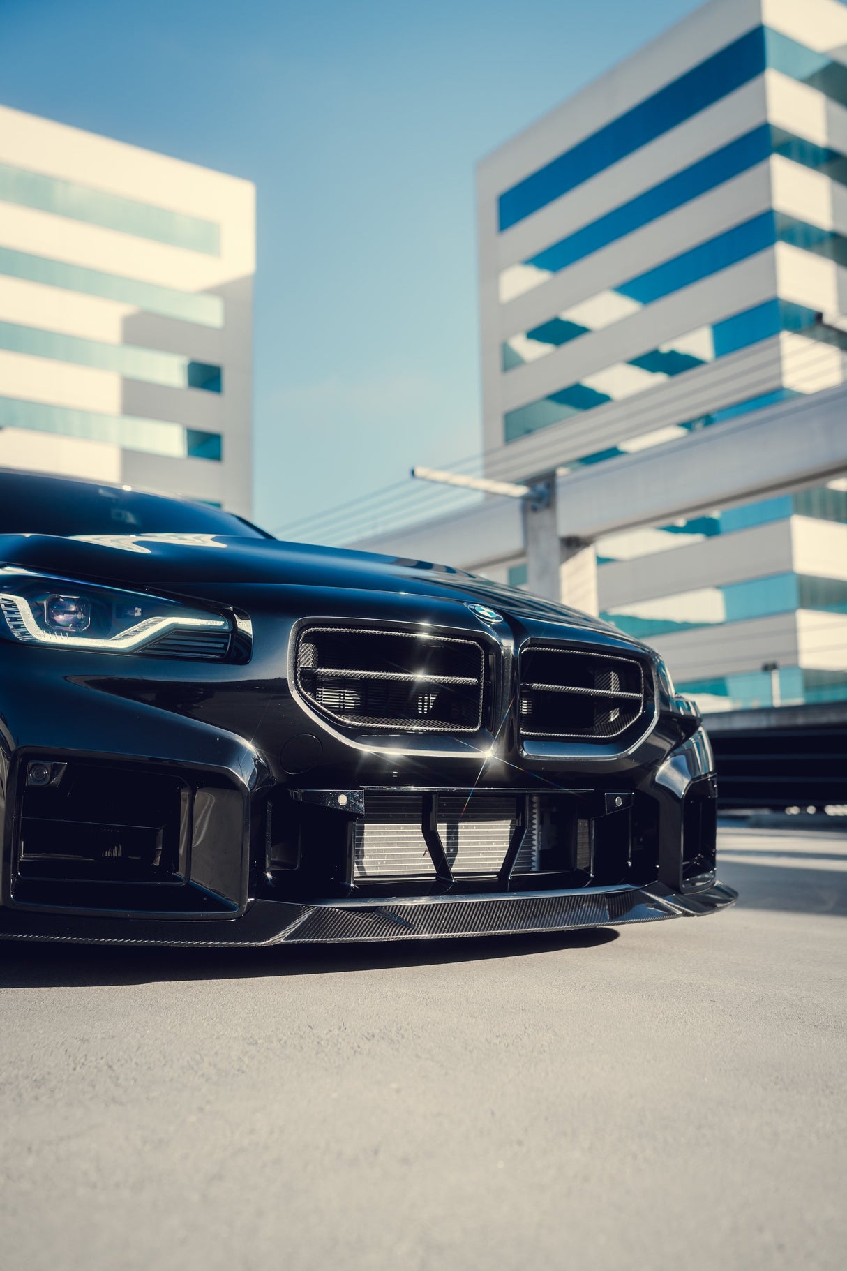 BMW Alpha N Front Grilles Carbon Fibre G87 M2 2023+