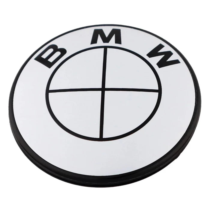 BMW White Emblem Badge