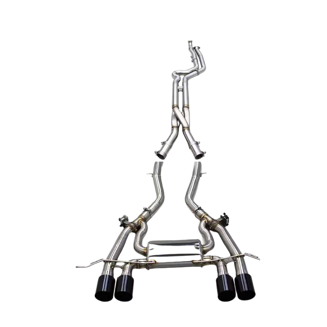 BMW G80 / G82 / G87 S58 FULL EQUAL LENGTH EXHAUST SYSTEM WITH Z PIPE VALVED