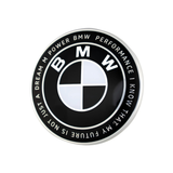 BMW 50TH Anniversary Emblem Badges - Black & White