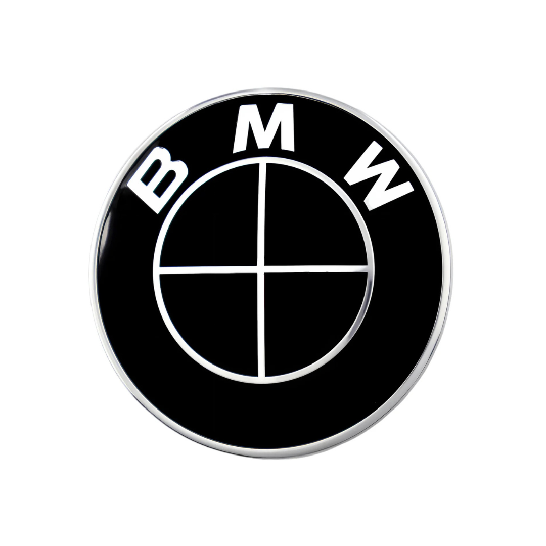 BMW Emblem Badge - Full Black