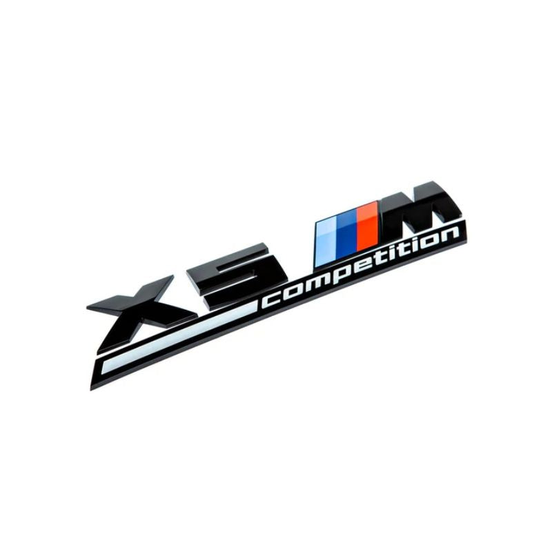BMW Gloss Black Trunk Emblem F95 X5M Competition 2020-2023