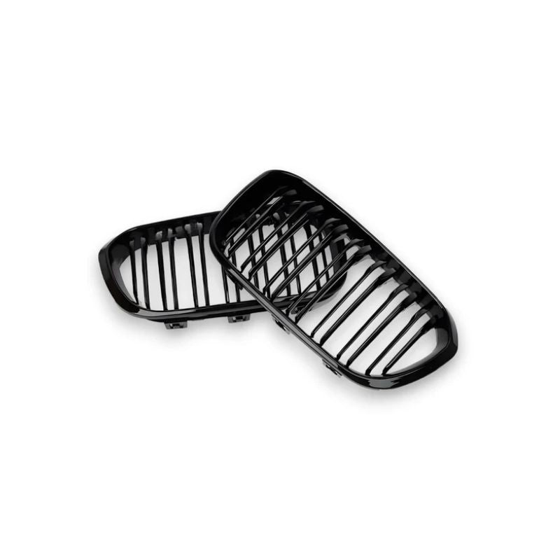 BMW Front Kidney Grilles Gloss Black F20 / F21 1 Series 2011-2019