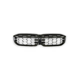 BMW / Silver Gloss Black Front Grille G20 / G21 3 Series LCI 2022+