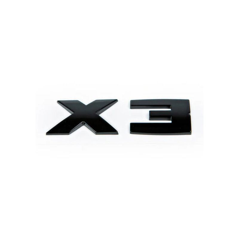 BMW Gloss Black Trunk Emblem G01 G45 F25 X3 2018+