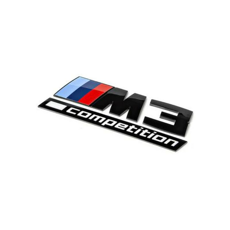 BMW Gloss Black Trunk Emblem G80 F80 M3 Competition 2014+