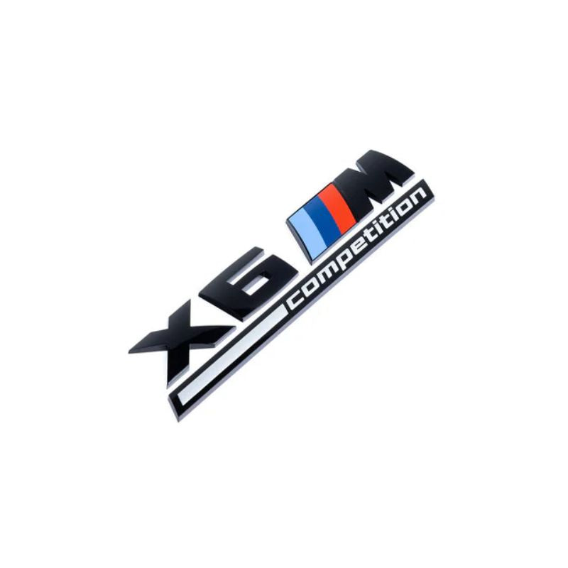 BMW Gloss Black Trunk Emblem F96 X6M Competition 2020-2023