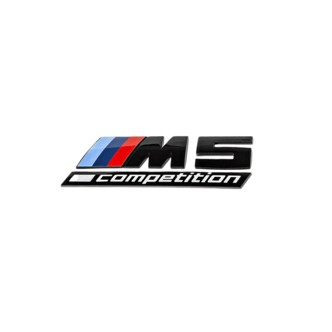 BMW Gloss Black Trunk Emblem F90 M5 Competition 2018-2023