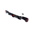 BMW G30 CS Style Rear Diffuser with LED Gloss Black 2017 - 2023