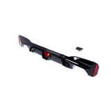 BMW G30 CS Style Rear Diffuser with LED Gloss Black 2017 - 2023