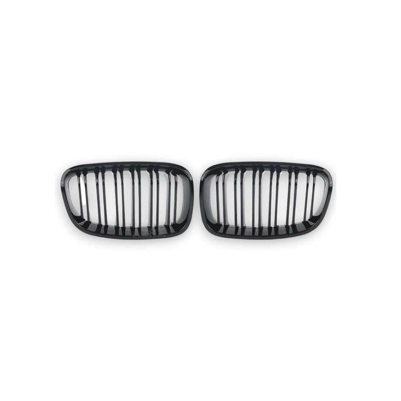 BMW Front Kidney Grilles Gloss Black F20 / F21 1 Series 2011-2019