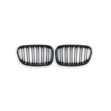 BMW Front Kidney Grilles Gloss Black F20 / F21 1 Series 2011-2019