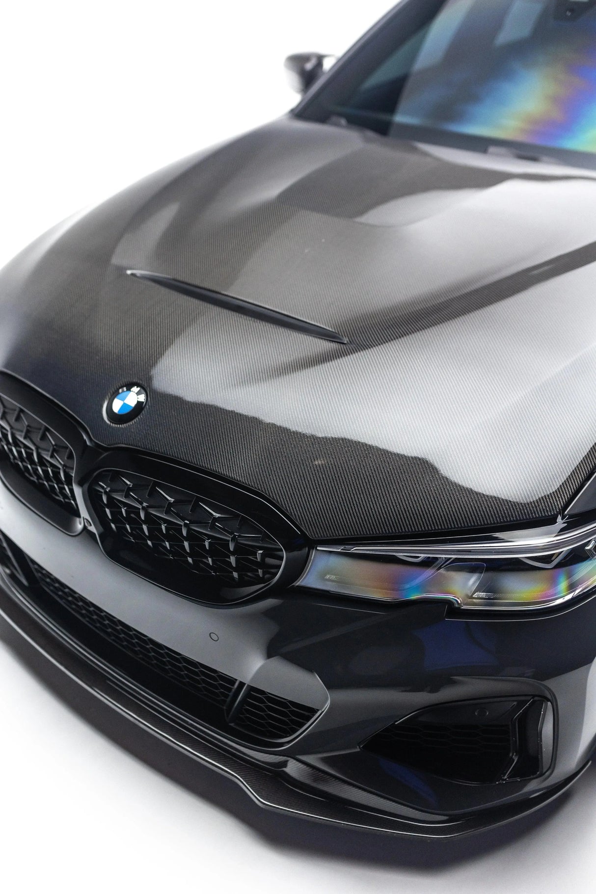 BMW V Carbon Fibre Front Lip G20 M340I 2019+