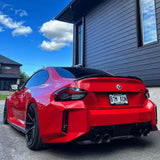 BMW V Carbon Fibre Trunk Spoiler G87 M2 / G42 2 Series 2022+