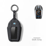 BMW Alcantara Key Cover BMW Lcd Key Fob 5 7 Series X5 X6 X7 Key Fob Protection