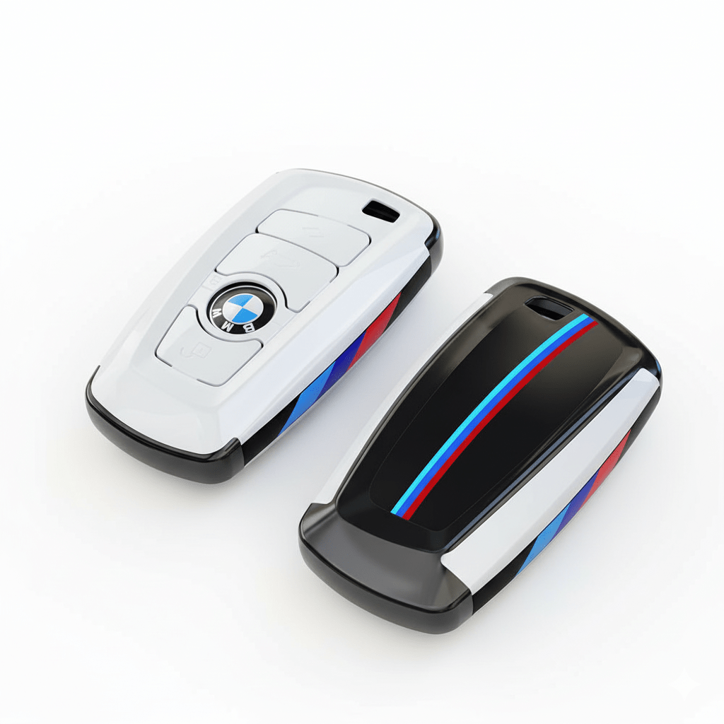 BMW White Key Cover Case