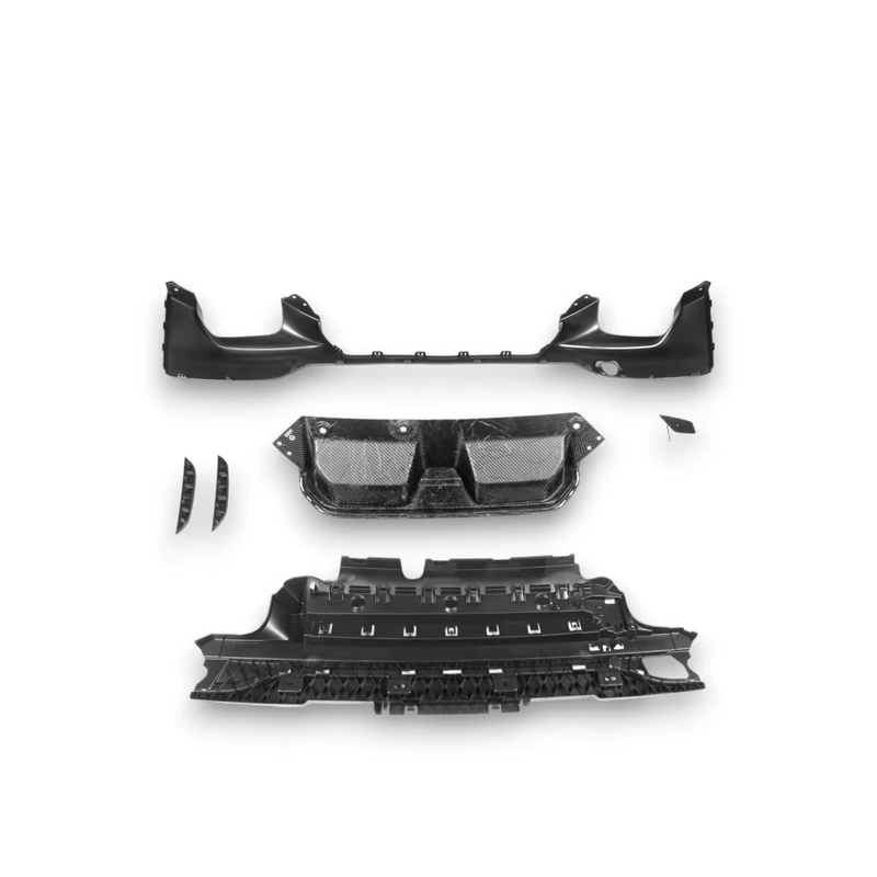 BMW CS Trim Carbon Fibre Rear Diffuser G30 5 Series 2017-2023