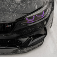BMW F87 M2 with RGB DRL kit in purple