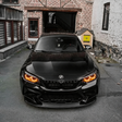 BMW F87 M2 F22 Amber DRL Kit - front driveway shot