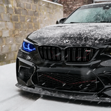 BMW F87 M2 F22 Blue DRL Kit - snow shot