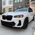 BMW X3M with amber DRL kit installed