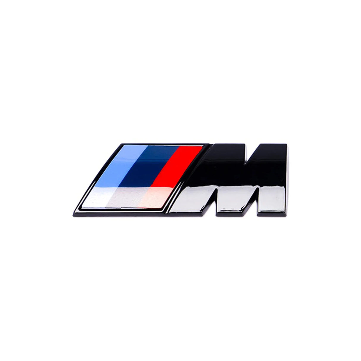 GLOSS BLACK BMW M FENDER BADGE SET