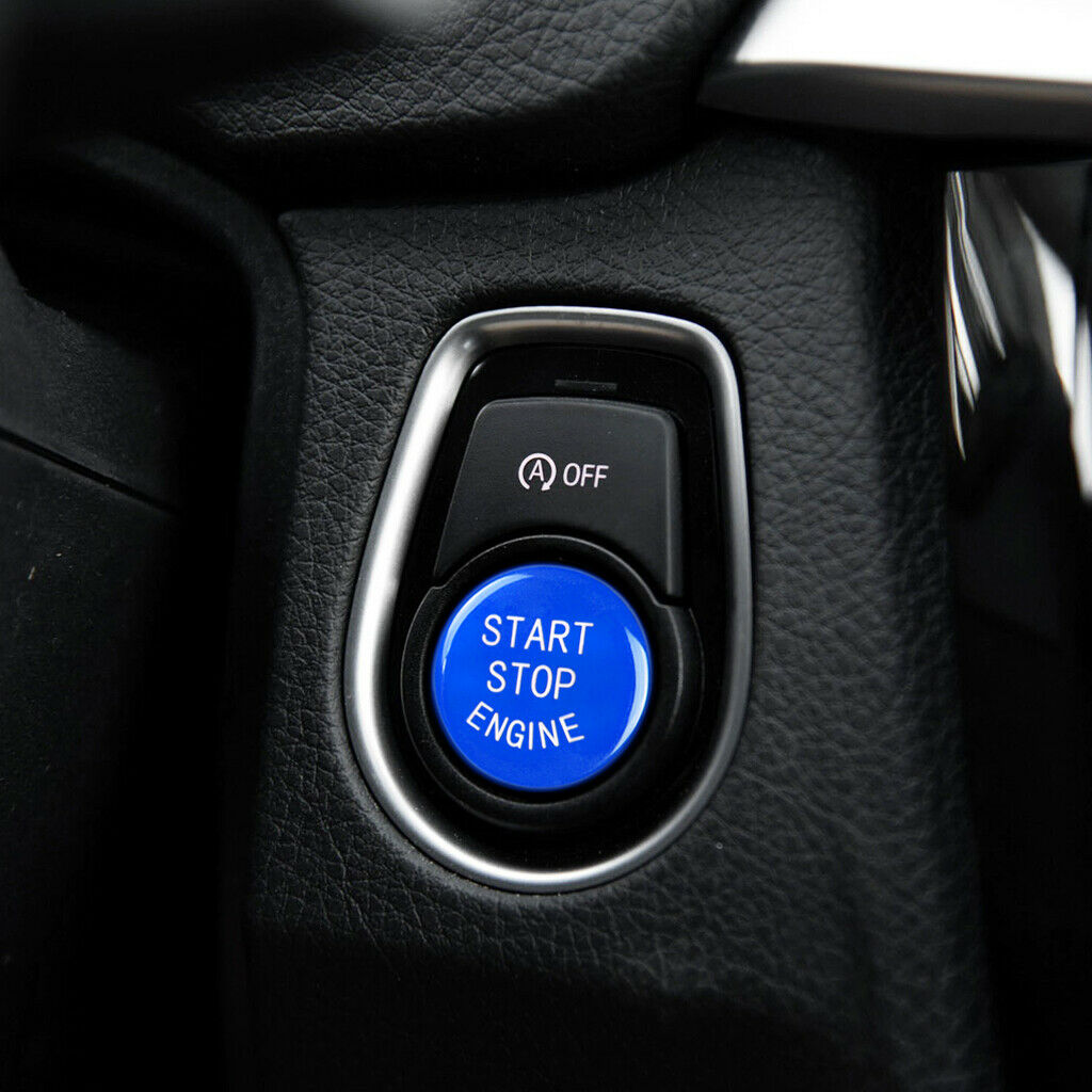 BMW Blue Stop/start Button M2 F87 / M3 F80 / M4 F82 / M5 F10 / M6 F06 F12 F13 / X5M F85 / X6M F86 2010-2021